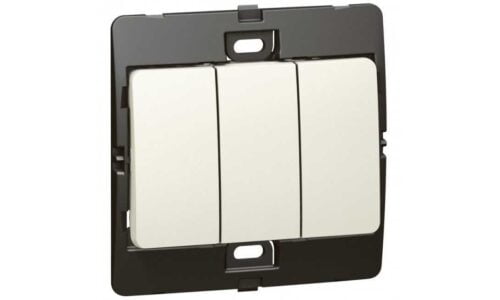 Công tắc Legrand, ba 2 chiều màu trắng Mallia | 281005 Công tắc Legrand, ba 2 chiều màu trắng Mallia | 281005