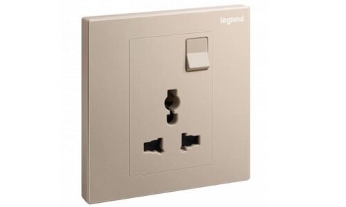 Ổ cắm Legrand, mạng đôi Cat6e màu xám đậm Galion | 282463C3