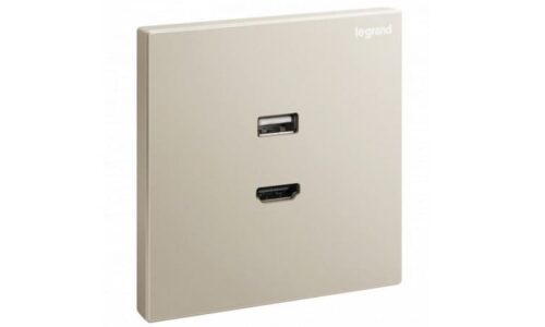 Ổ cắm Legrand, mạng đôi Cat6e màu xám đậm Galion | 282463C3 Ổ cắm Legrand, mạng đôi Cat6e màu xám đậm Galion | 282463C3
