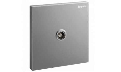 Ổ cắm Legrand, mạng đôi Cat6e màu xám đậm Galion | 282463C3 Ổ cắm Legrand, mạng đôi Cat6e màu xám đậm Galion | 282463C3