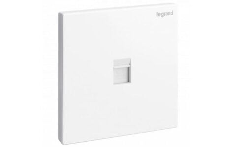 Ổ cắm Legrand, mạng đôi Cat6e màu xám đậm Galion | 282463C3 Ổ cắm Legrand, mạng đôi Cat6e màu xám đậm Galion | 282463C3