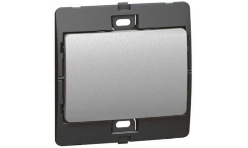 Công tắc Legrand, đơn 1 chiều màu xám bạc Mallia | 283000 Công tắc Legrand, đơn 1 chiều màu xám bạc Mallia | 283000