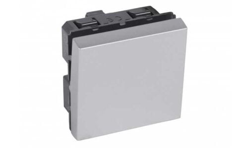 Công tắc Legrand, đôi 1 chiều màu bạc Arteor | 571034 Công tắc Legrand, đôi 1 chiều màu bạc Arteor | 571034