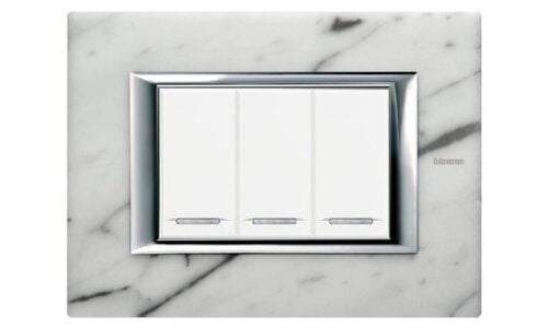 Mặt che Legrand, kim loại xám đậm Axolute Bticino | HB4803XS