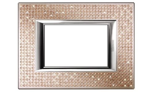 Mặt che Legrand, kim loại xám đậm Axolute Bticino | HB4803XS Mặt che Legrand, kim loại xám đậm Axolute Bticino | HB4803XS