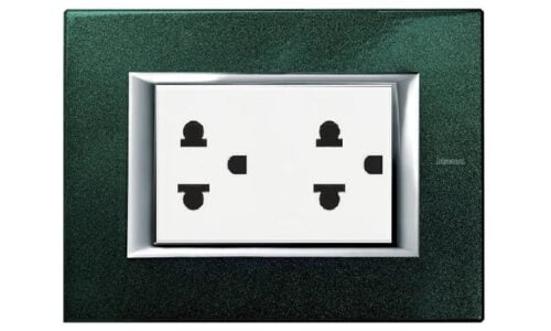 Mặt che Legrand, kim loại xám đậm Axolute Bticino | HB4803XS