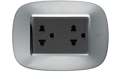 Mặt che Legrand, kim loại xám đậm Axolute Bticino | HB4803XS Mặt che Legrand, kim loại xám đậm Axolute Bticino | HB4803XS