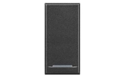 Công tắc Legrand, đơn 1 chiều màu xám đậm Axolute Bticino | HS4051 Công tắc Legrand, đơn 1 chiều màu xám đậm Axolute Bticino | HS4051
