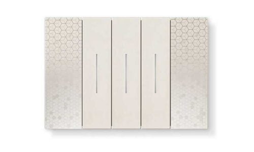 Mặt che Legrand, nhựa pixels hồng Living Now Bticino | HA4803MW